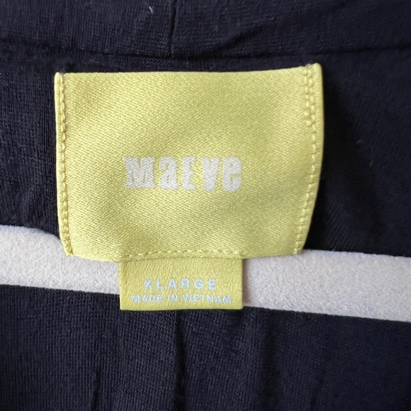 Maeve Anthropologie Black Jersey Sleeveless Maxi Dress Size XL - Picture 3 of 4